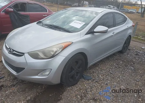 2013 Hyundai Elantra Gls z USA, uszkodzony, nr VIN KMHDH4AE2DU878065